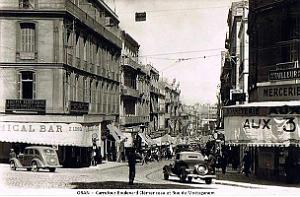 Oran - Carrefour Boulevard Clemenceau et Rue de Mostaganem